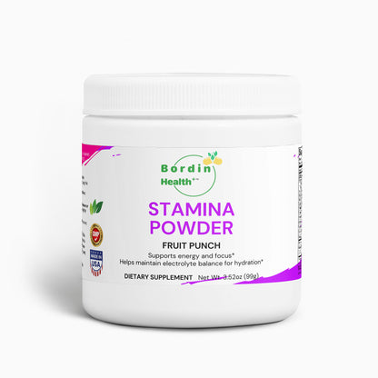 Stamina Powder (Fruit Punch flavor) - Bordin Health™ Store