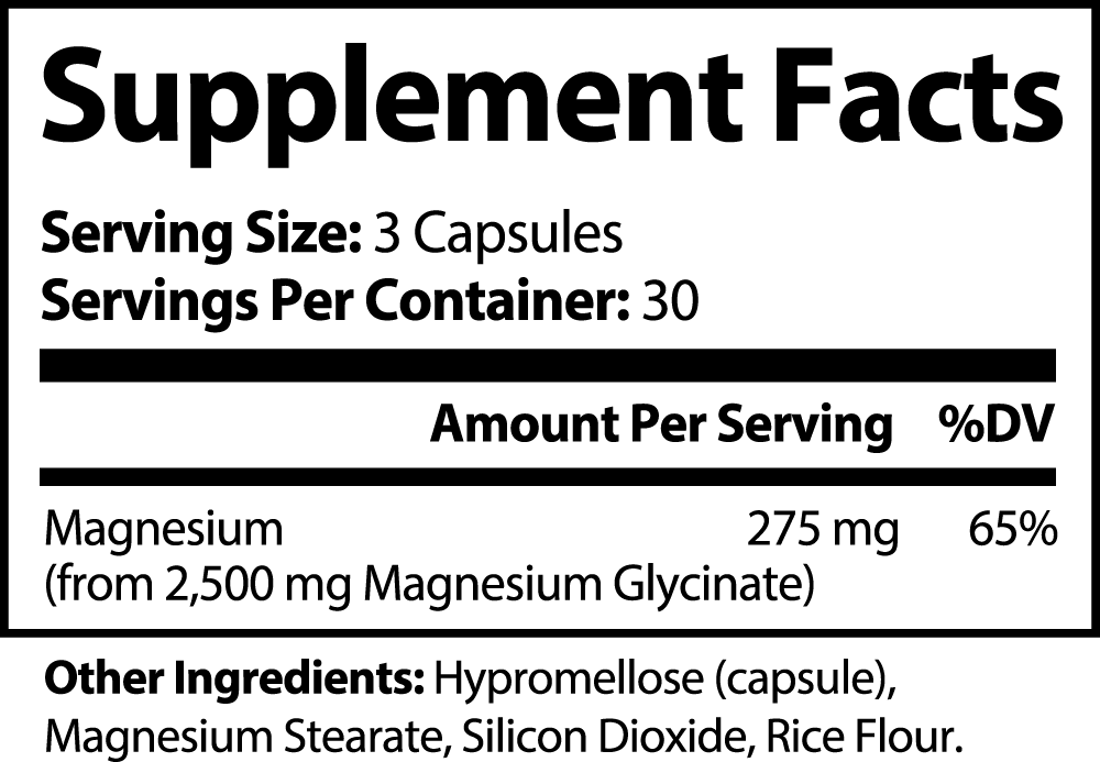 Magnesium Glycinate - Bordin Health™ Store