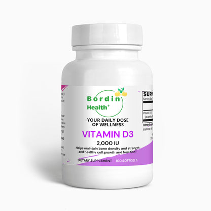 Vitamin D3 2,000 IU - Bordin Health™ Store