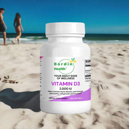 Vitamin D3 2,000 IU - Bordin Health™ Store